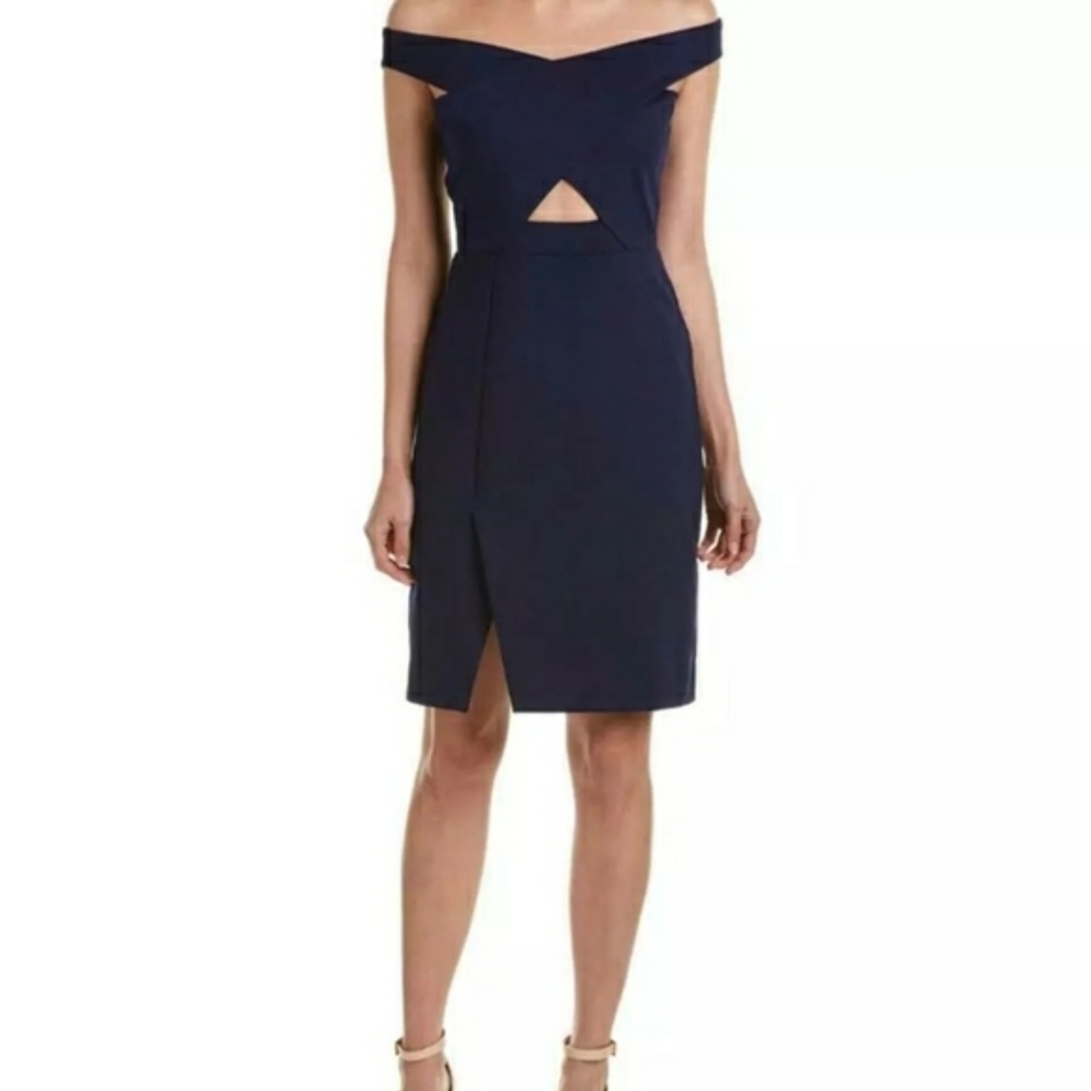 Parker Rory off shoulder bodycon dress